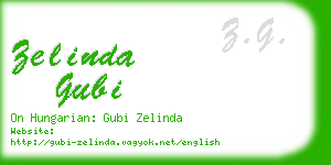 zelinda gubi business card
